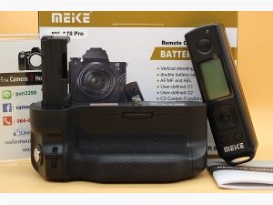 ขาย Battery Grip Meike MK-A7II PRO Built-in 2.4GHZ Remote for Sony A7 II,A7R II,A7S II สภาพสวยใหม่ ใช้งานน้อย อุปกรณ์ครบกล่อง  อุปกรณ์และรายละเอียดของสินค้